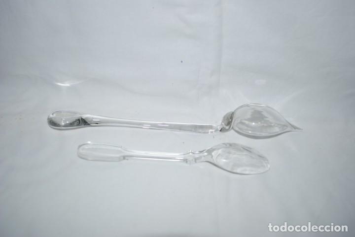 Antig&uuml;edades: CUCHARAS ARTISTICAS DE CRISTAL - Foto 3