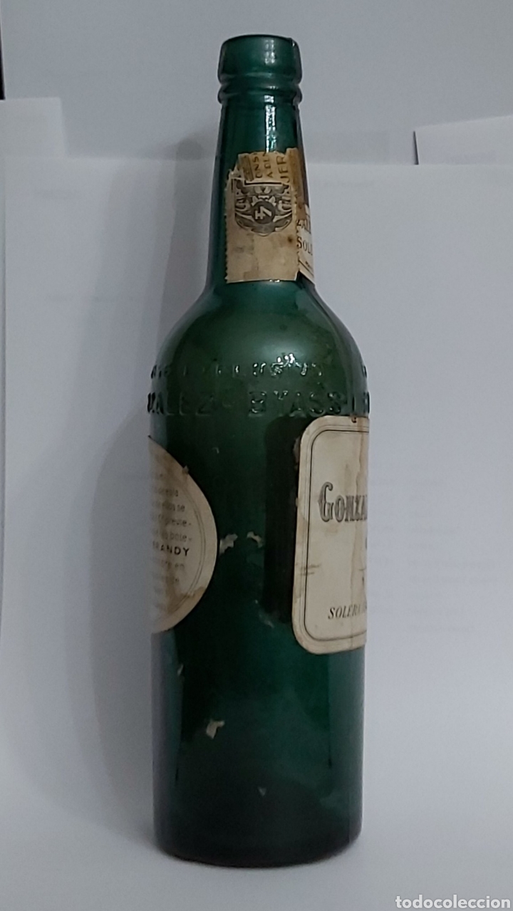 Antig&uuml;edades: BOTELLA ANTIGUA GONZALEZ BYASS 1847 - Foto 3