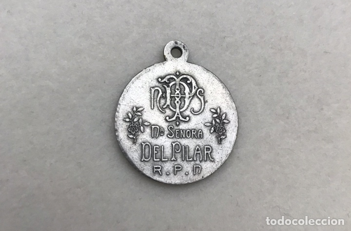Antig&uuml;edades: MEDALLA RELIGIOSA - VIRGEN DEL PILAR - Foto 2
