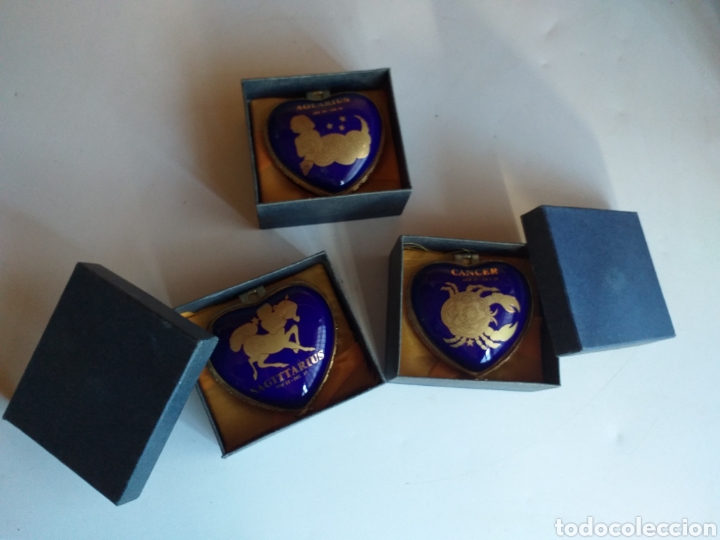 Antig&uuml;edades: CORAZONES PORCELANA HOROSCOPO