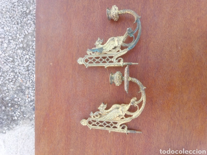 Antig&uuml;edades: Candelabros o apliques g&oacute;ticos - Foto 1