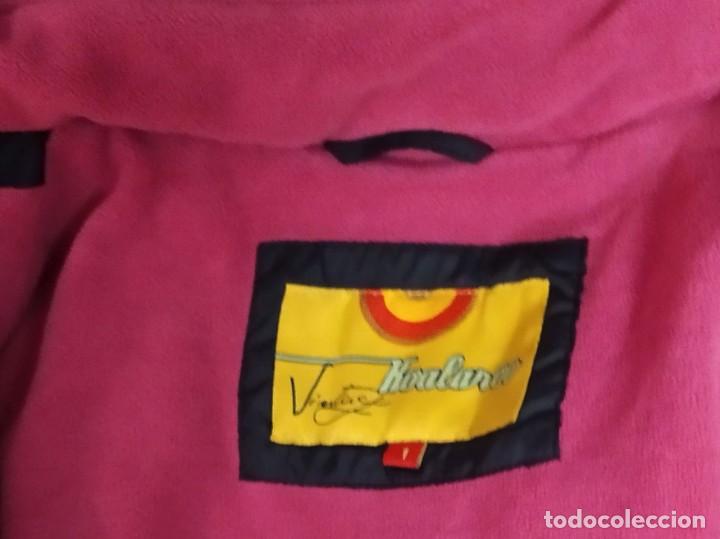 Antig&uuml;edades: ABRIGO NEGRO CAPUCHA PELO TALLA S - Foto 2