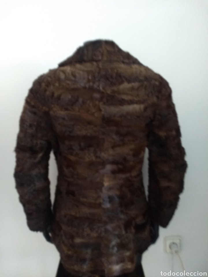 Antig&uuml;edades: Chaqueta de astrakan Marron - Foto 6