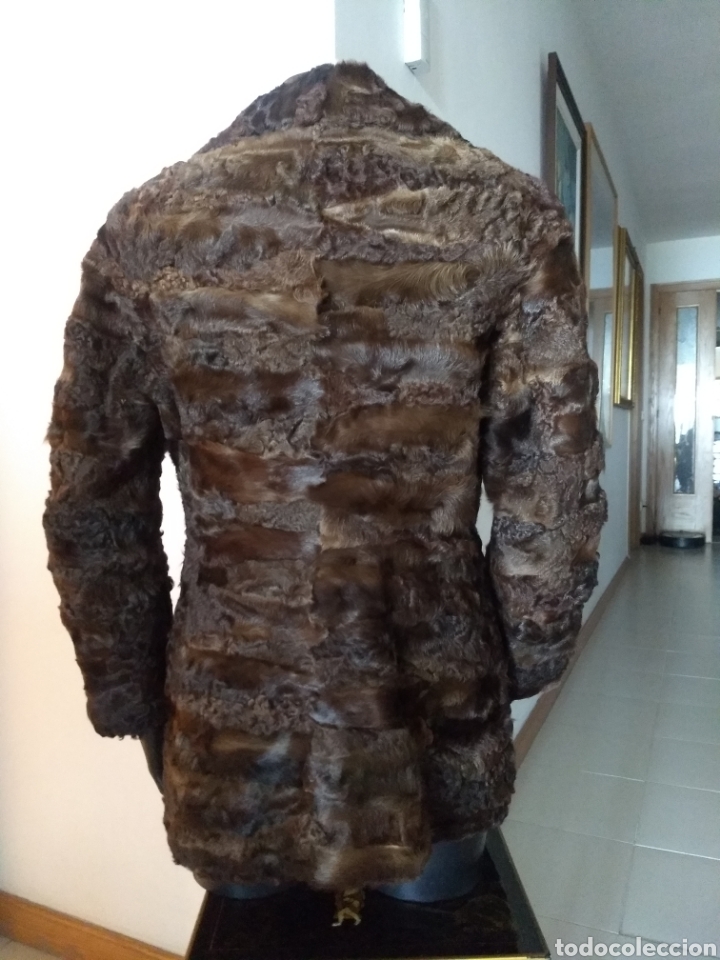 Antig&uuml;edades: Chaqueta de astrakan Marron - Foto 7