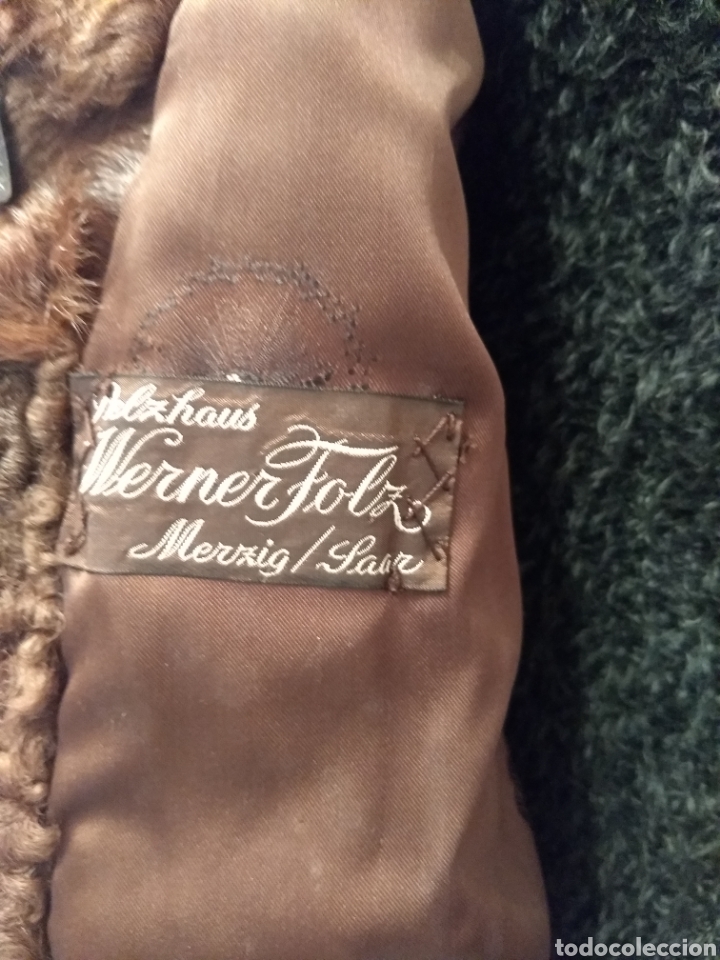 Antig&uuml;edades: Chaqueta de astrakan Marron - Foto 8