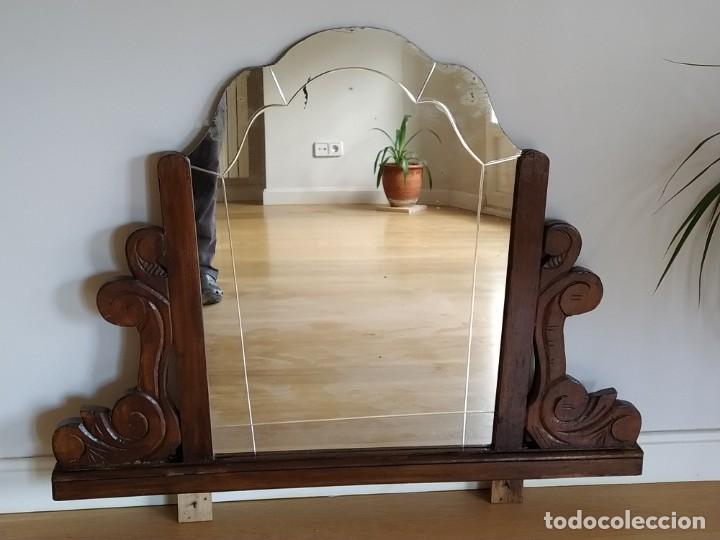 espejo de madera a juego con aparador estrecho - Compra venta en  todocoleccion