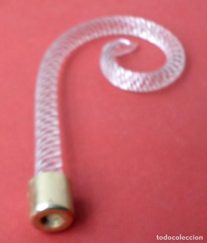 Antig&uuml;edades: antena de l&aacute;mpara de cristal - Foto 3