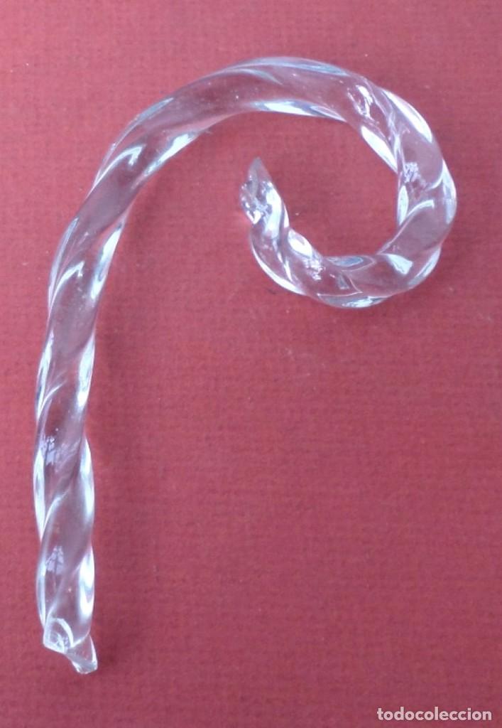 Antig&uuml;edades: antena de l&aacute;mpara de cristal - Foto 1