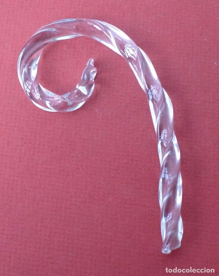 Antig&uuml;edades: antena de l&aacute;mpara de cristal - Foto 2