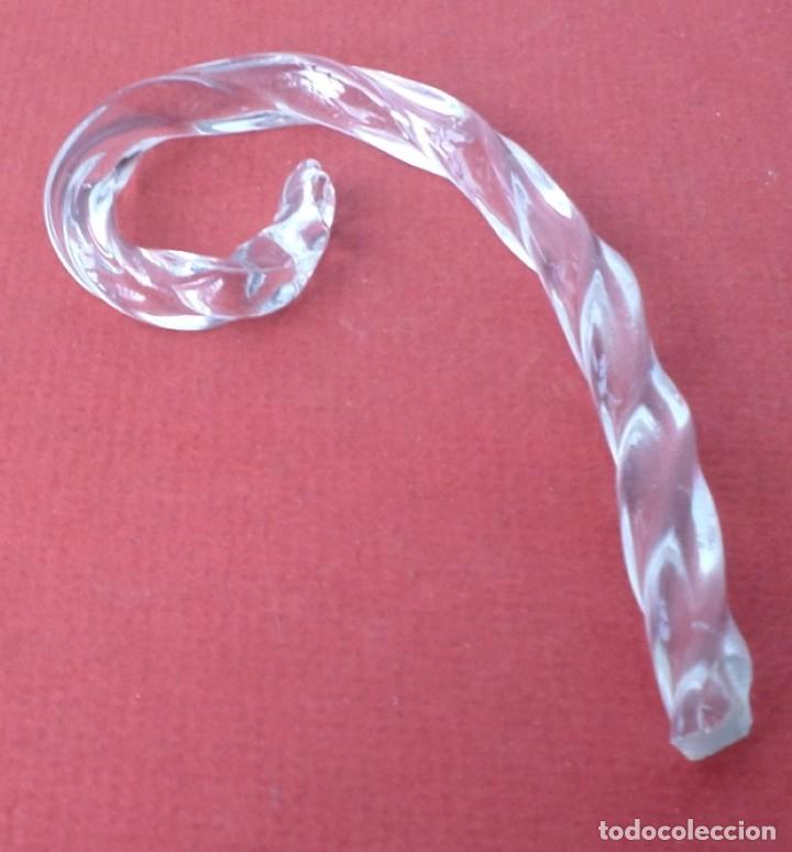 Antig&uuml;edades: antena de l&aacute;mpara de cristal - Foto 3