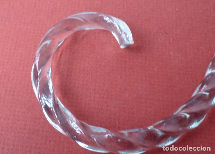 Antig&uuml;edades: antena de l&aacute;mpara de cristal - Foto 4
