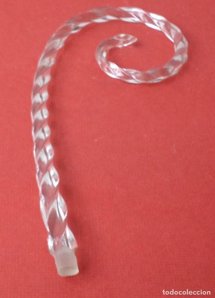 Antig&uuml;edades: antena de l&aacute;mpara de cristal - Foto 3