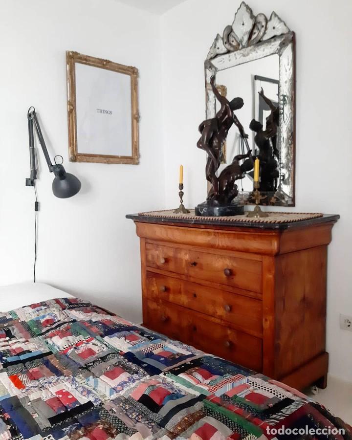 Antig&uuml;edades: Patchwork edred&oacute;n antiguo aut&eacute;ntico - Foto 7