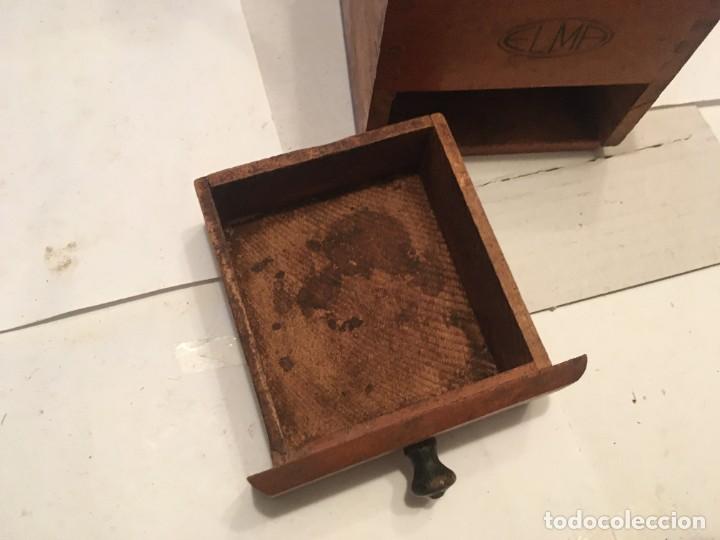 Antig&uuml;edades: molinillo de cafe antiguo marca ELMA - Foto 5