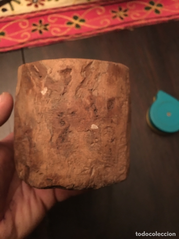 Antig&uuml;edades: Antiguo cuenco o pote madera - Foto 1
