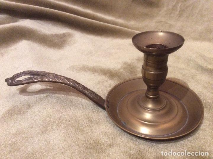 Antig&uuml;edades: PALMATORIA CON MANGO BRONCE - Foto 1