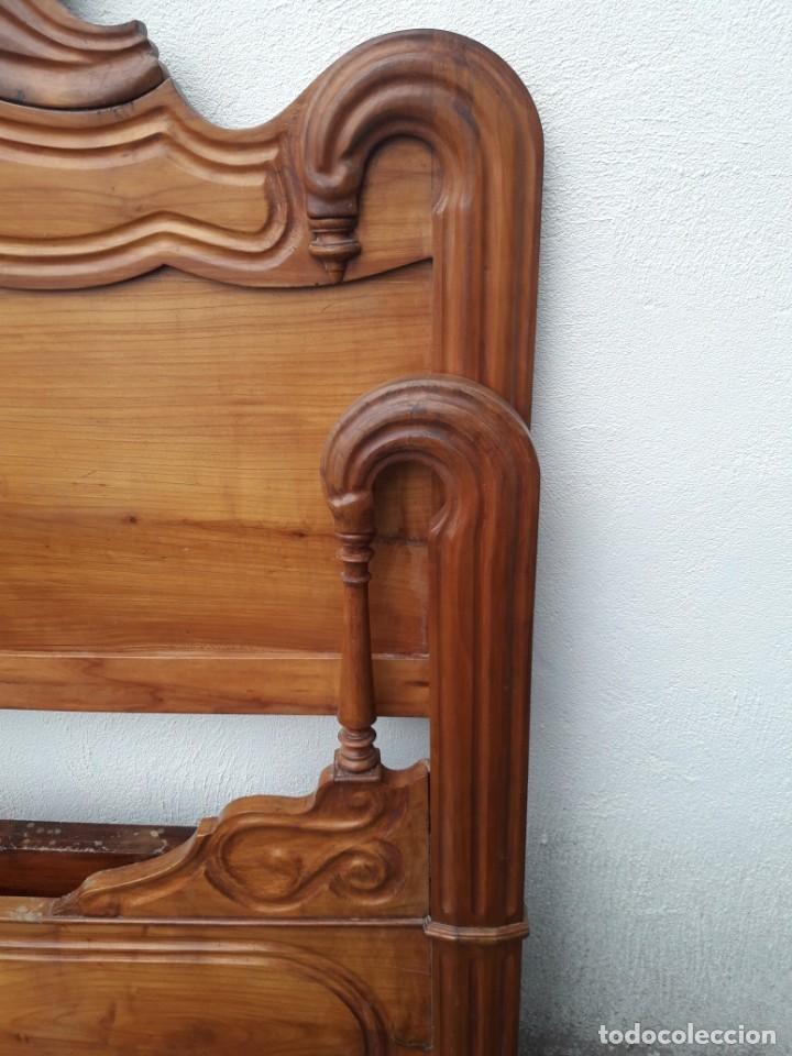Antig&uuml;edades: Cama siglo XIX - Foto 3