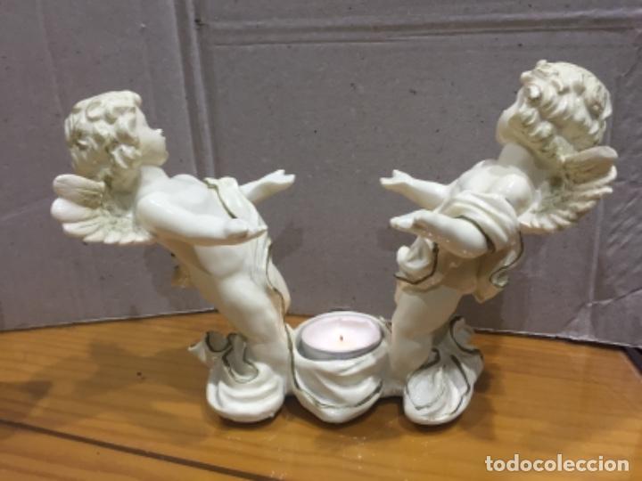 Antig&uuml;edades: Portavela angelitos - Foto 4
