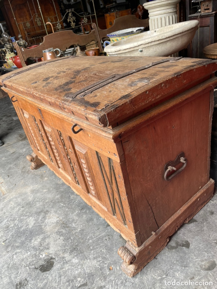 Antig&uuml;edades: Alcon de roble siglo XVII - Foto 4