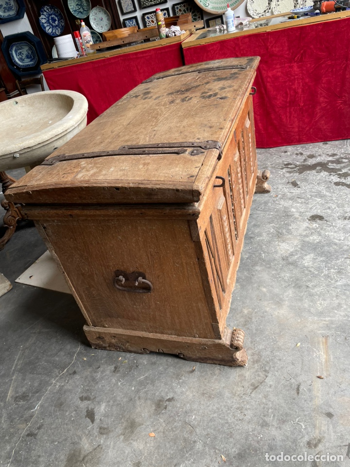 Antig&uuml;edades: Alcon de roble siglo XVII - Foto 13