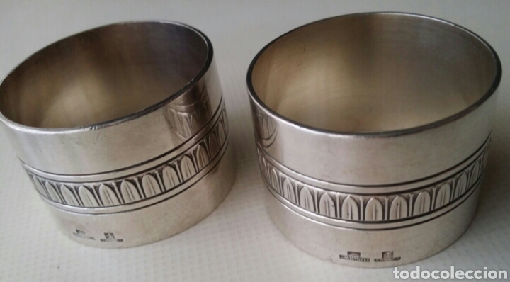 Antig&uuml;edades: SERVILLETEROS PLATA CHRISTOFLE - Foto 2