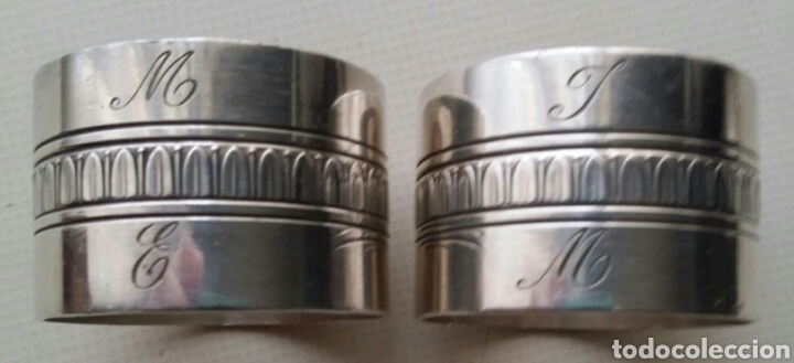 Antig&uuml;edades: SERVILLETEROS PLATA CHRISTOFLE - Foto 3