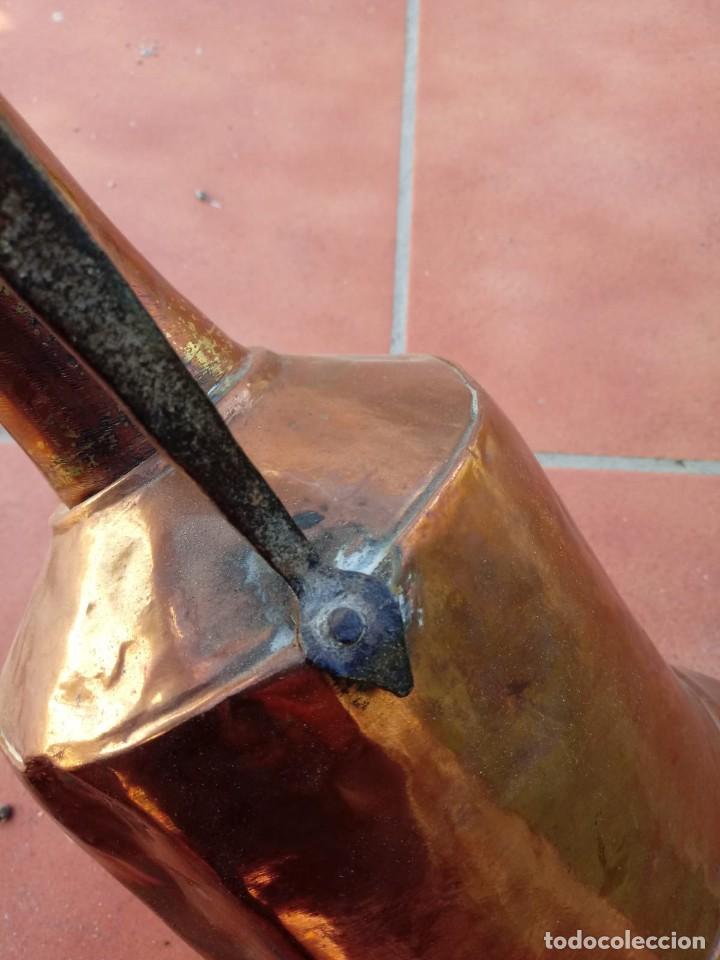 Antig&uuml;edades: Aceitera de Cobre del siglo XVIII - Foto 6