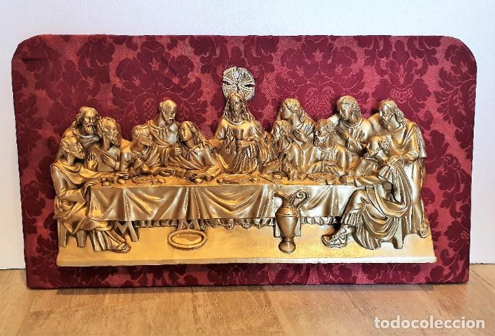 Antig&uuml;edades: -CUADRO RELIEVE ULTIMA CENA - Foto 1