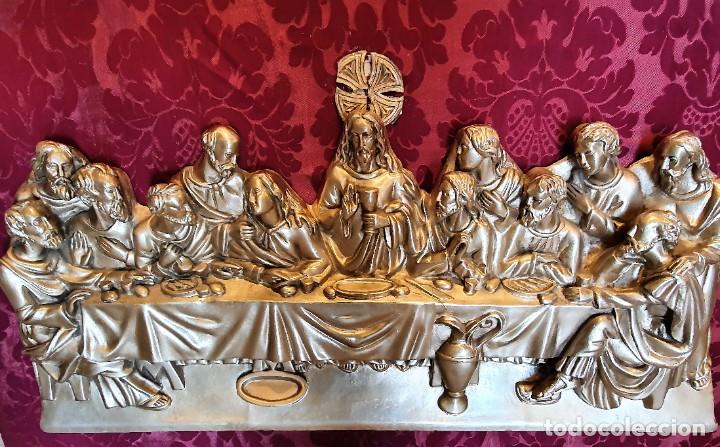 Antig&uuml;edades: -CUADRO RELIEVE ULTIMA CENA - Foto 2