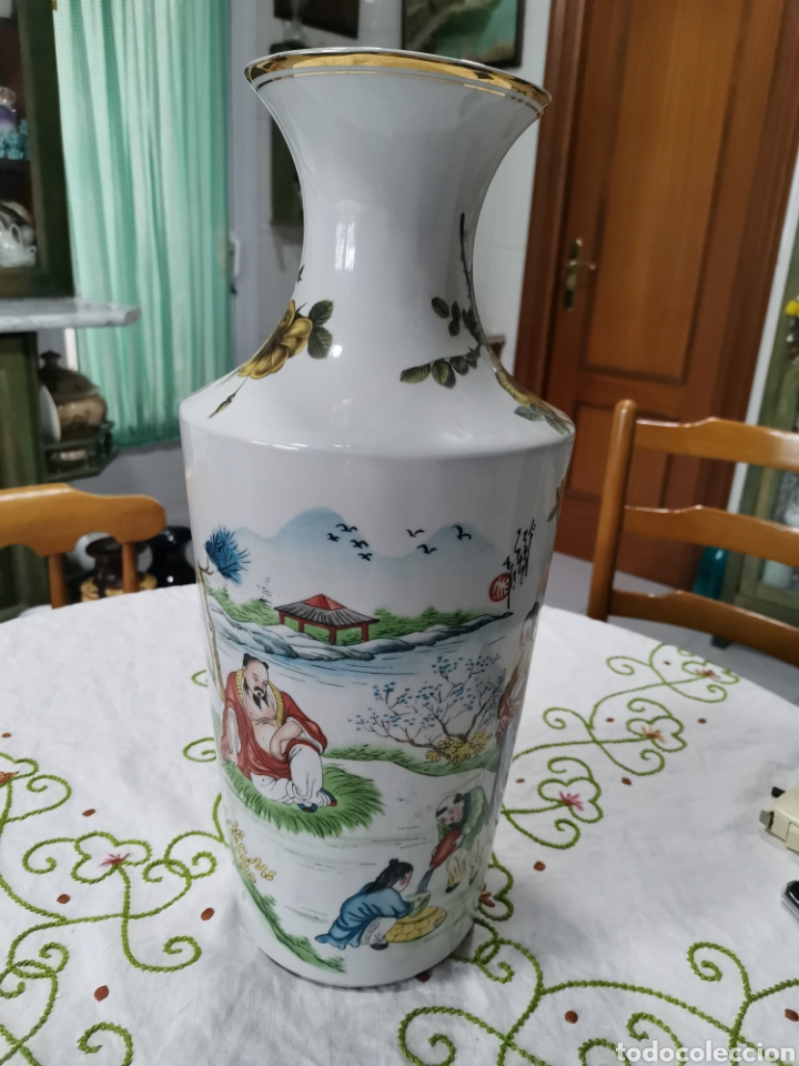 Antig&uuml;edades: Gran jarr&oacute;n con motivos chinescos - Foto 2