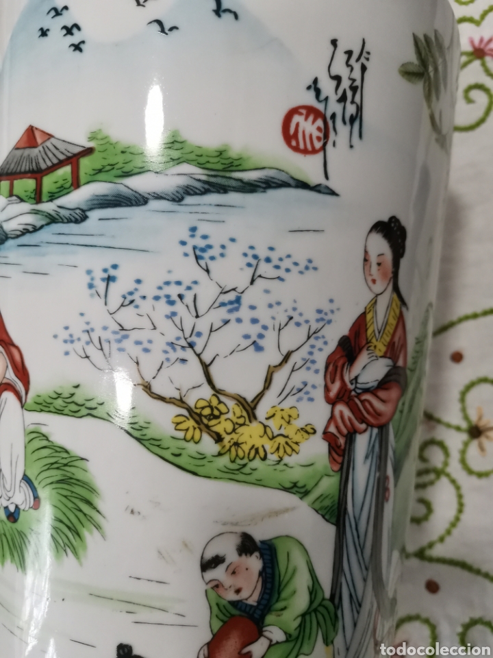 Antig&uuml;edades: Gran jarr&oacute;n con motivos chinescos - Foto 3
