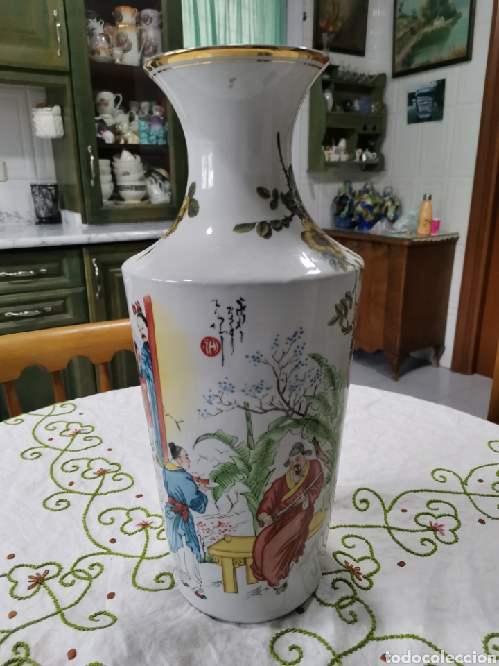 Antig&uuml;edades: Gran jarr&oacute;n con motivos chinescos - Foto 1