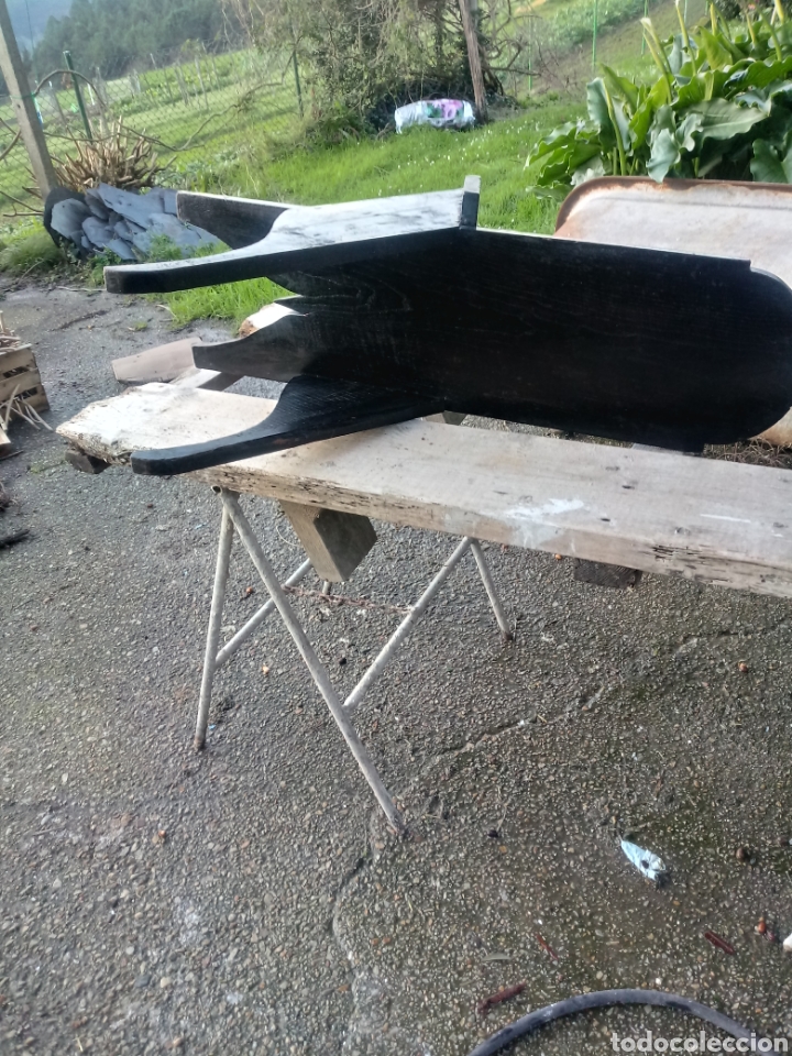 Antig&uuml;edades: Silla de tijera de madera - Foto 5