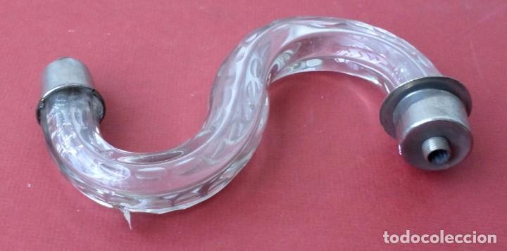 Antig&uuml;edades: Brazo cristal l&aacute;mpara - Foto 5