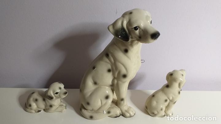 Antig&uuml;edades: Figuras decorativas. 3 Perros d&aacute;lmatas - Foto 6