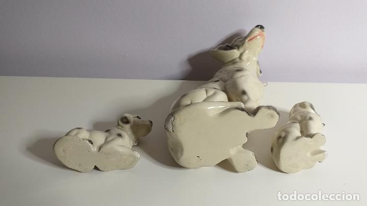 Antig&uuml;edades: Figuras decorativas. 3 Perros d&aacute;lmatas - Foto 7