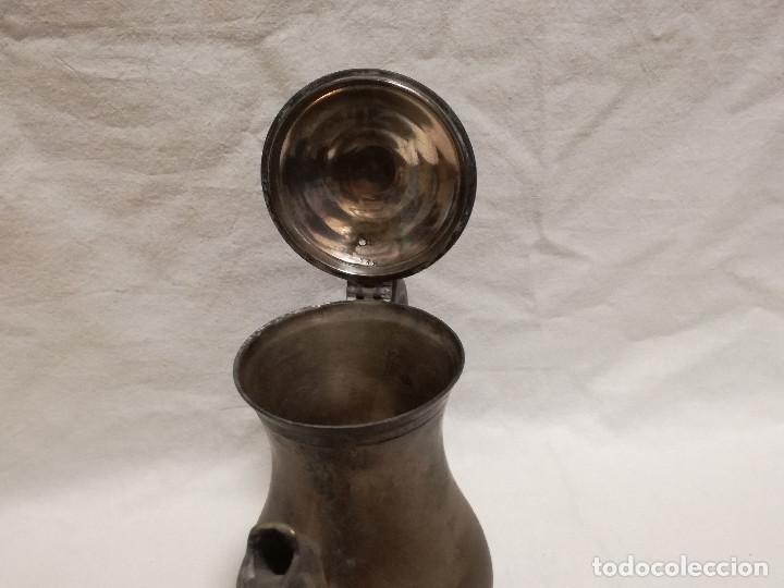 Antig&uuml;edades: TETERA DE BRONCE / LATON CON BA&Ntilde;O DE PLATA INGLESA - Foto 11