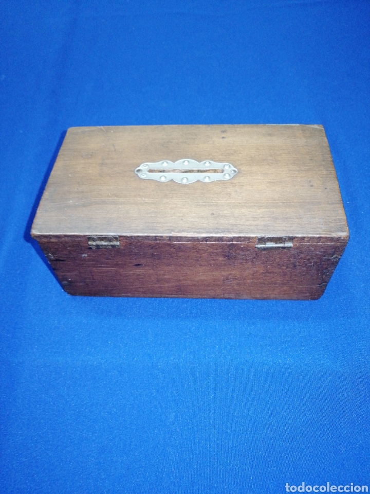 Antig&uuml;edades: CAJA MADERA ANTIGUA HUCHA - Foto 3