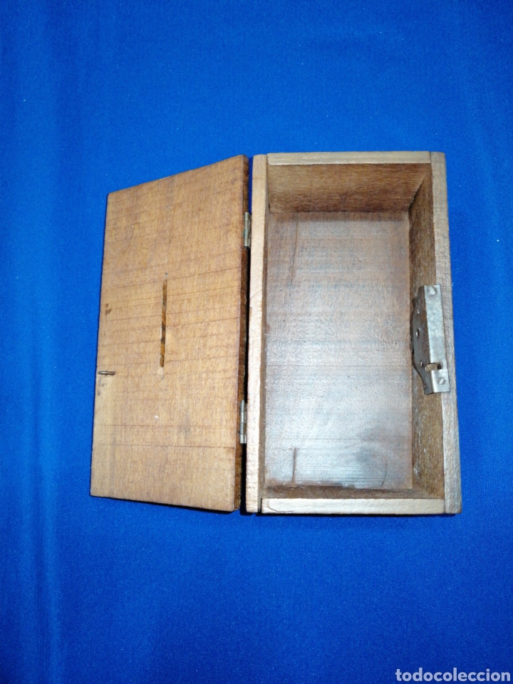 Antig&uuml;edades: CAJA MADERA ANTIGUA HUCHA - Foto 5