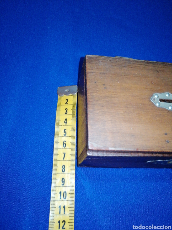 Antig&uuml;edades: CAJA MADERA ANTIGUA HUCHA - Foto 9