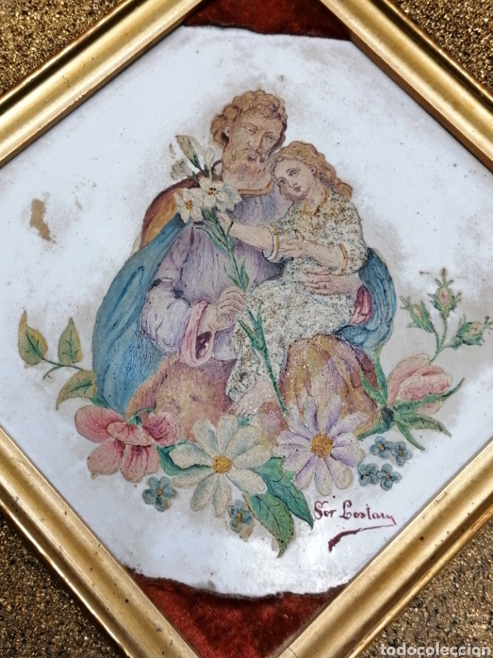 Antig&uuml;edades: Azulejo firmado - Foto 2