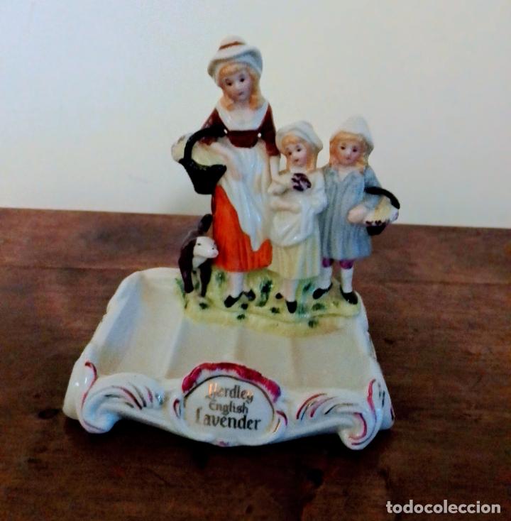 Antig&uuml;edades: Antigua Jabonera Porcelana
