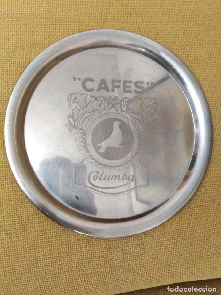 Antig&uuml;edades: Bandeja antigua Caf&eacute;s Columba - Foto 1
