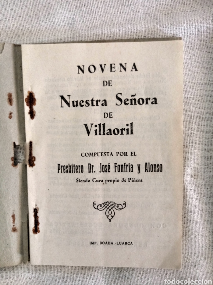 Antig&uuml;edades: Novena de Nuestra Se&ntilde;ora de Villaoril - Foto 2