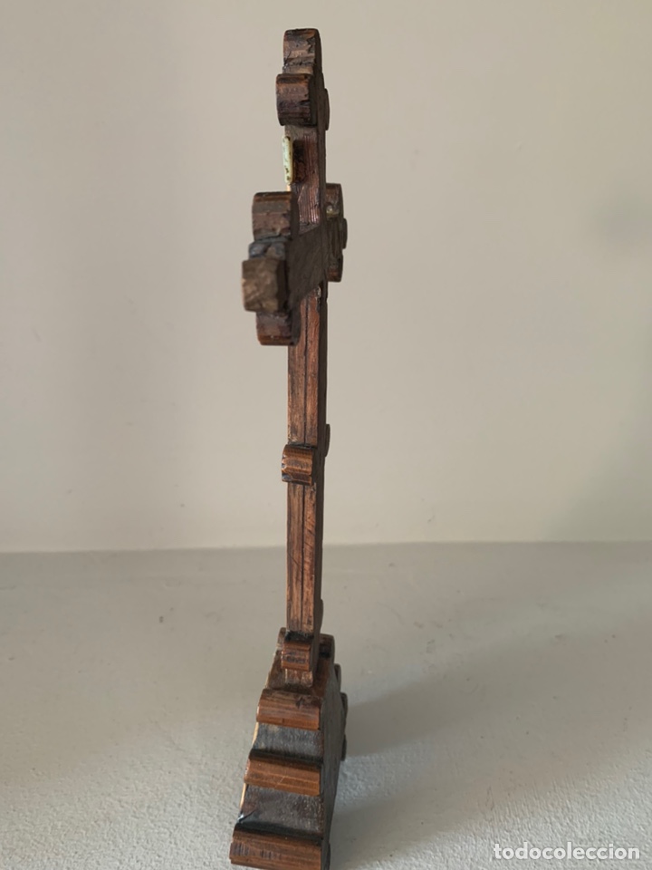 Antig&uuml;edades: Cruz de Taracea nacar - Foto 5