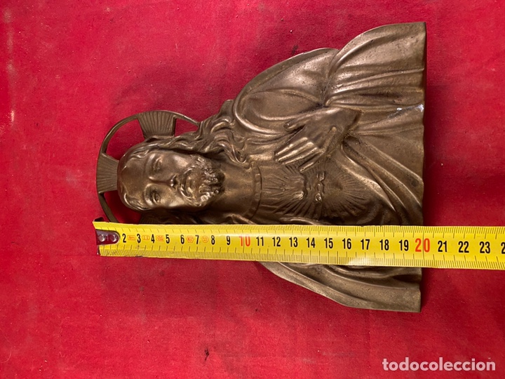 Antig&uuml;edades: Sagrado coraz&oacute;n bronce - Foto 3