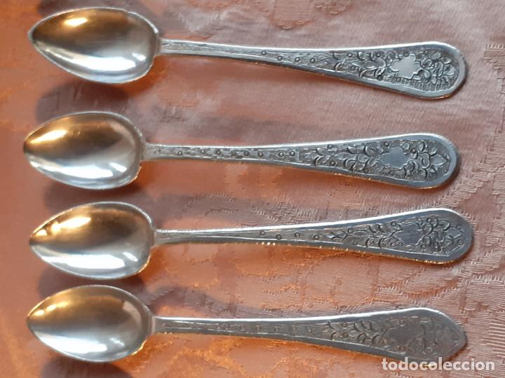 Antig&uuml;edades: Cucharita de Moka de plata - Foto 2