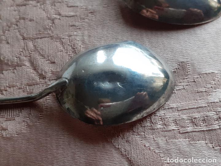 Antig&uuml;edades: 6 cucharitas de China en plata - Foto 8