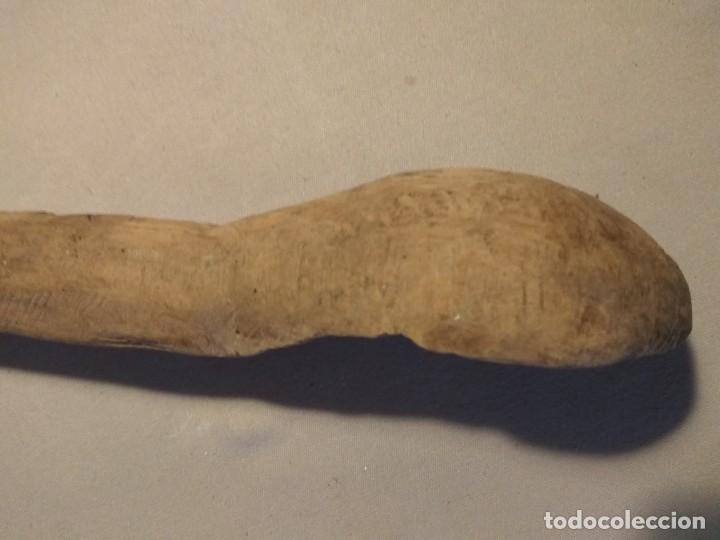 Antig&uuml;edades: ANTIGUA CUCHARA DE MADERA CON MANGO LARGO - Foto 11