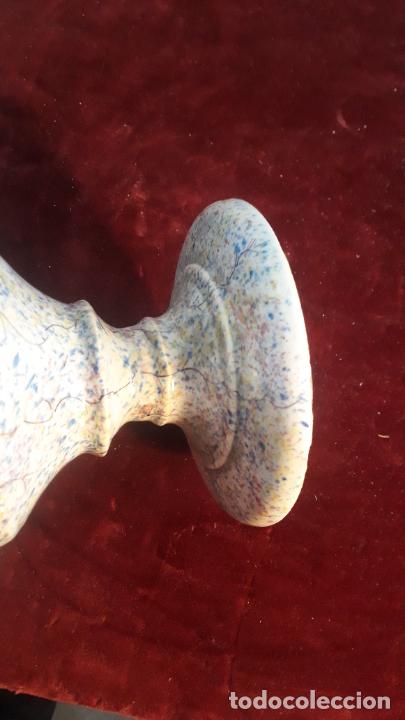 Antigüedades: magnifica jarra en ceramica de manises o ribesalbes mediados del xix,jaspeada - Foto 4 - 234359450